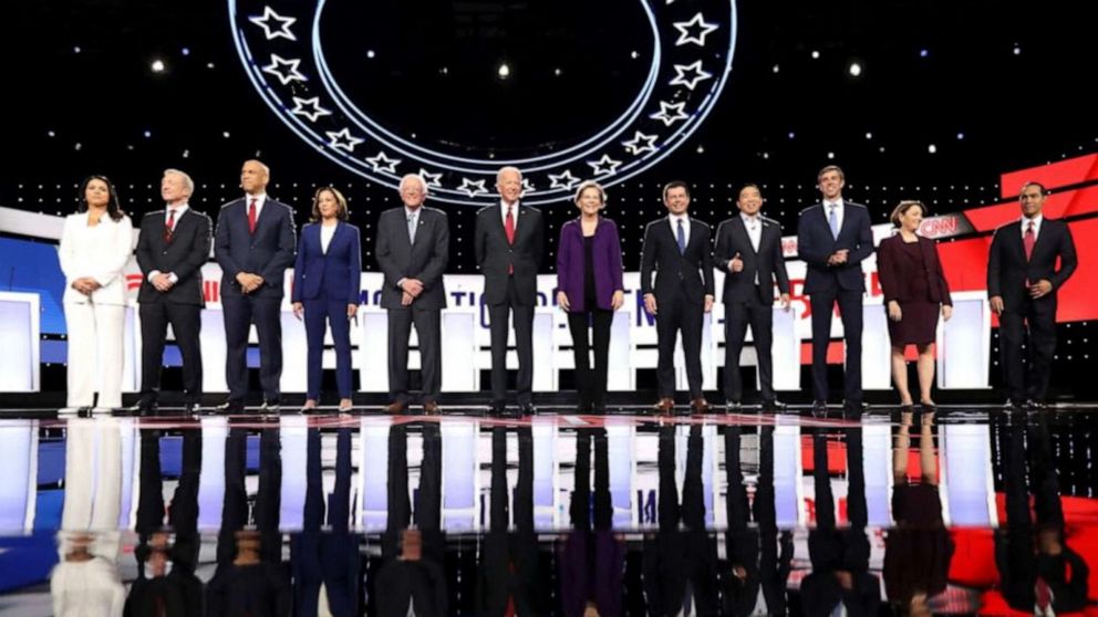 4th Democratic presidential debate held in Ohio Video ABC News