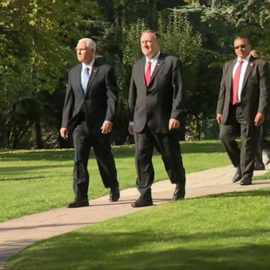 VIDEO: Vice president, secretary of state arrive in Turkey