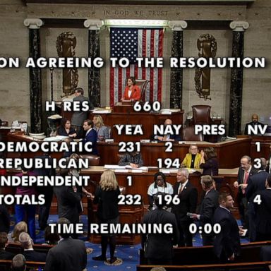 The House has passed a resolution to authorize public hearings by the House Intelligence Committee.