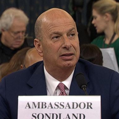 VIDEO: Amb. Gordon Sondland delivers opening statement at House Impeachment hearing