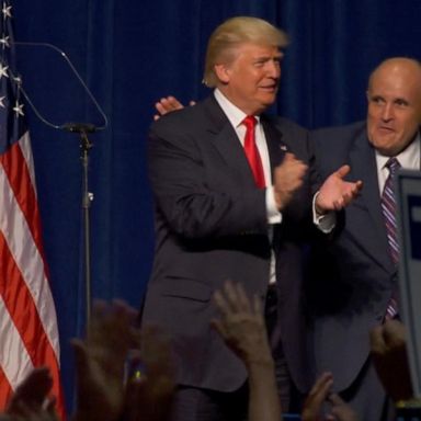 VIDEO: Donald Trump distances himself from Rudy Giuliani in interview