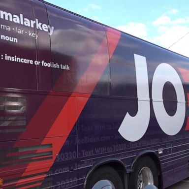 VIDEO: Biden campaigns in Iowa on 'No Malarkey' bus tour, Warren opens up on campaign trail