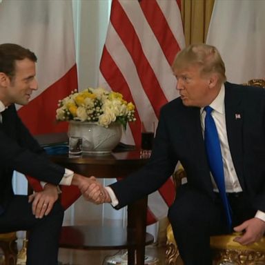 VIDEO: Trump turns diplomatic after blasting Macron over NATO criticism 