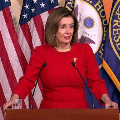 VIDEO: Speaker Nancy Pelosi puts impeachment trial on hold