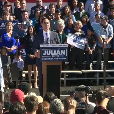 PHOTO: Democratic presidential candidate Julián Castro announced the end to his campaign on Thursday.