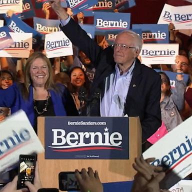 VIDEO: Bernie Sanders delivers speech after projected win in Nevada caucuses 