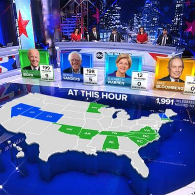 VIDEO: The latest projections for the Democratic primary