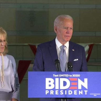 VIDEO: Biden speaks to press after projected wins in Michigan, Missouri, Mississippi