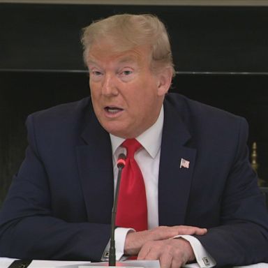 President Donald Trump and state governors held a roundtable discussion Thursday to talk about reopening small businesses in America.