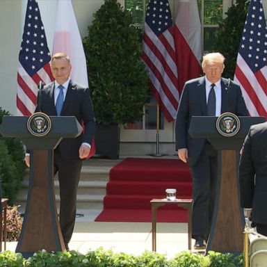 President Trump hosts Polish President Andrzej Duda