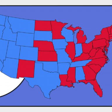 The customizable interface features a balance-of-power slider, putting electoral votes front and center and determining what is needed to win the 2020 race for the White House.