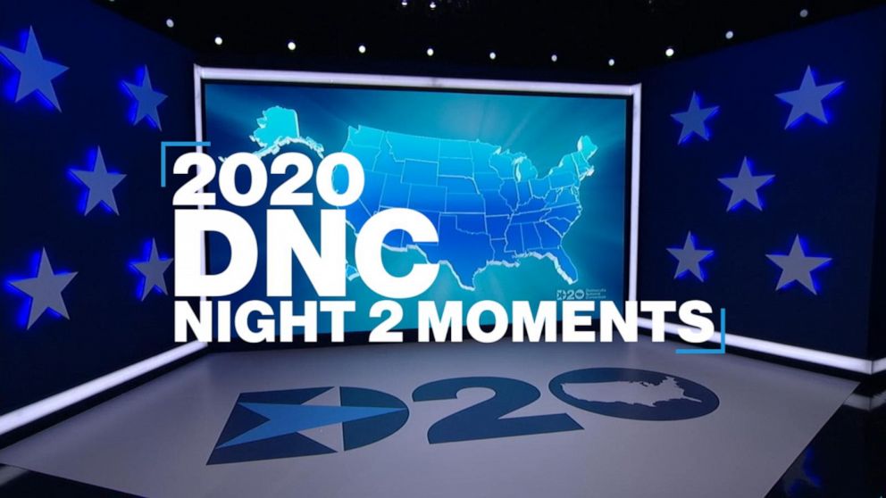 Video DNC 2020 Night 2 key moments ABC News