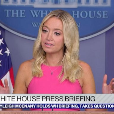 White House press secretary Kayleigh McEnany responded to allegations that the president minimized the threat of COVID-19 in a March interview with Bob Woodward.