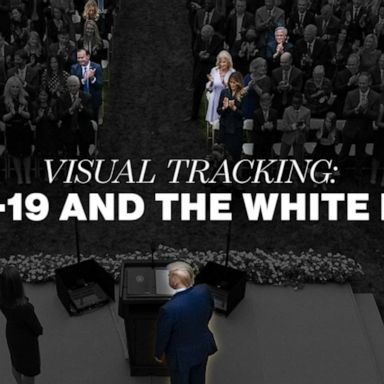 PHOTO: At least 34 people connected to the White House have tested positive for COVID-19, many of whom attended a Rose Garden event in late September.