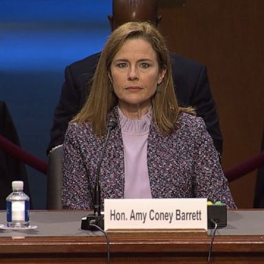 PHOTO: Senators continue to question Supreme Court nominee Amy Coney Barrett on issues such as the Affordable Care Act and voting rights. 