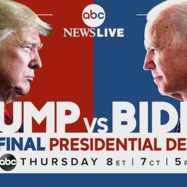 VIDEO: ‘Trump vs Biden: The Final Debate’ | Thursday 8 ET|7CT|5 PT on ABC