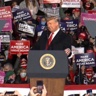 VIDEO: Former President Obama campaigns for Biden today