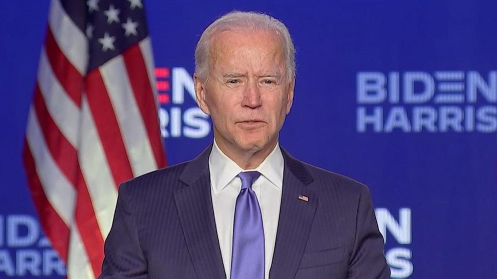 Patriotisk frekvens Brig Video Joe Biden confident he will win presidency - ABC News