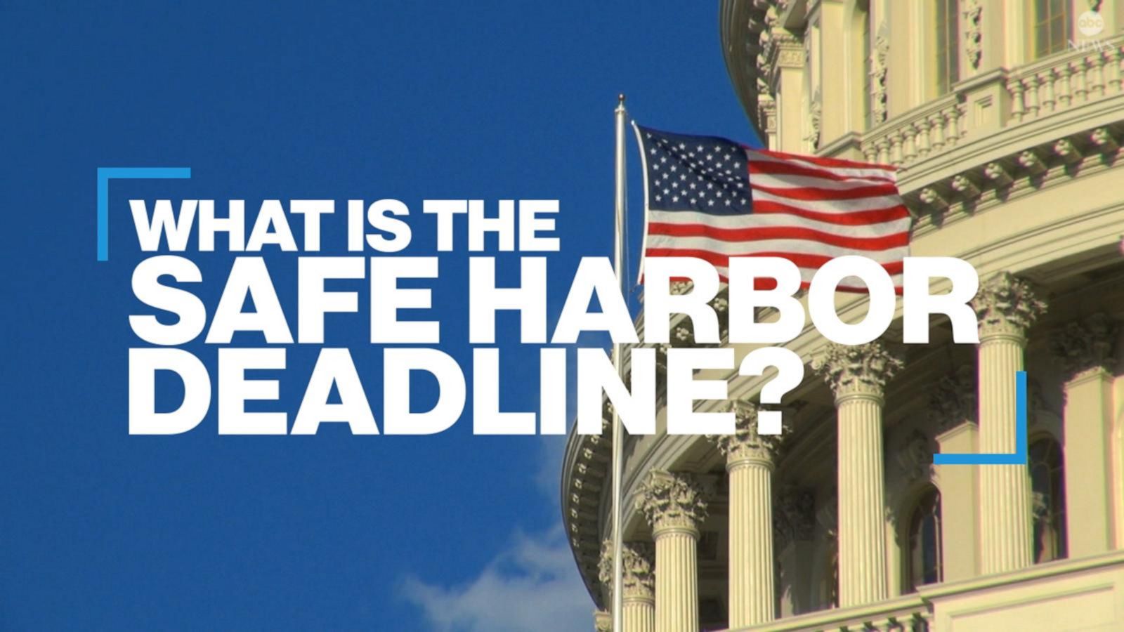 What is the safe harbor deadline? Good Morning America