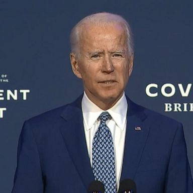 VIDEO: President-elect Joe Biden speaks on COVID-19