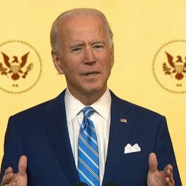 PHOTO: President-elect Joe Biden urged Americans to do what they can to slow the spread of COVID-19 over the holidays. 