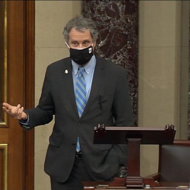 Democratic Sen. Sherrod Brown was met with resistance after asking his Republican colleague, Sen. Dan Sullivan, to wear a mask while speaking.