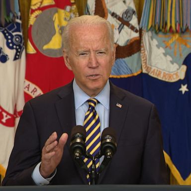 President Joe Biden delivered remarks on the U.S. Afghanistan withdrawal and Taliban activity in the region.