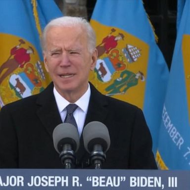 VIDEO: President-Elect Joe Biden delivers remarks ahead of departure to Washington D.C.