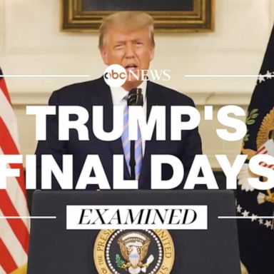 VIDEO: How Donald Trump spent his last days as president