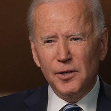 President Joe Biden spoke in an exclusive interview with ABC News' George Stephanopoulos.