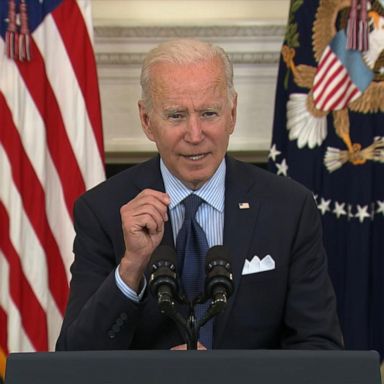 VIDEO: President Biden sets goal to vaccinate 70% of Americans by Fourth of July