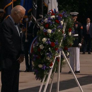 He participated in the wreath-laying ceremony at the Tomb of the Unknown Solider before delivering remarks.