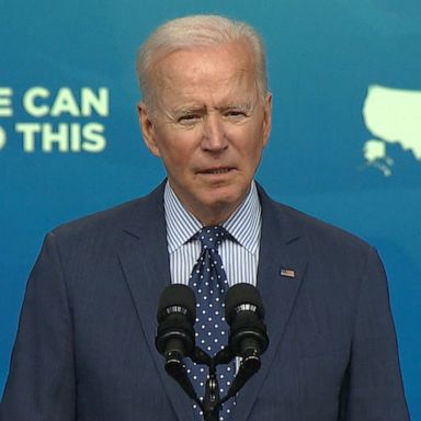 President Joe Biden said June is a "national month of action" and hopes to get 70% of Americans partially vaccinated from COVID-19 by the holiday.