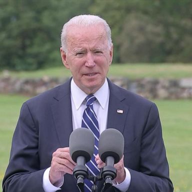 "We're doing this to save lives, to end this pandemic, that's it," Biden said as he announced vaccines would be going to nearly 100 countries in need of vaccine supply. 