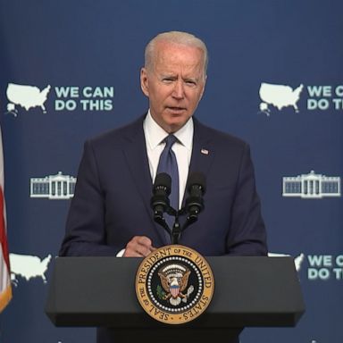 President Joe Biden announced more initiatives to get Americans vaccinated and combat surges in COVID-19 variants.