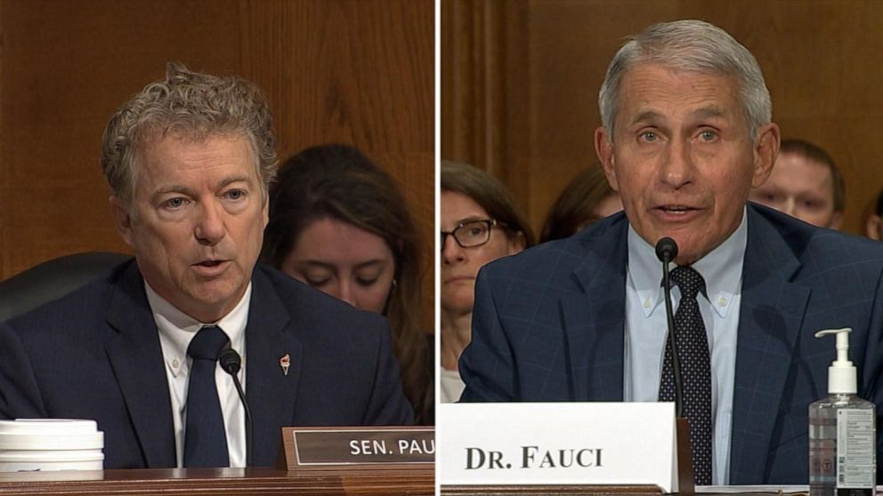 Fauci, Rand Paul get in shouting match over Wuhan lab research - ABC News