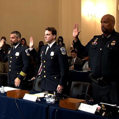 Four police officers gave emotional testimony on their experiences defending the Capitol from rioters on Jan. 6, 2021.