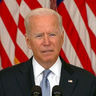 President Joe Biden said he does not regret withdrawing troops from Afghanistan as the Taliban retook much of the nation.