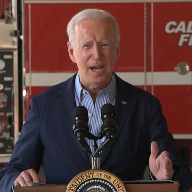 President Joe Biden made his first visit to the West Coast as president to survey wildfire damage and urge action on climate change.