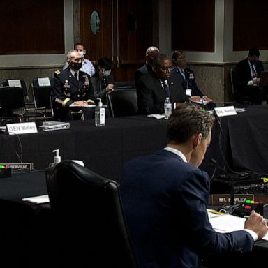 Defense Department officials, including Gen. Mark Milley, face scrutiny on Capitol Hill after the U.S’ withdrawal from Afghanistan. 