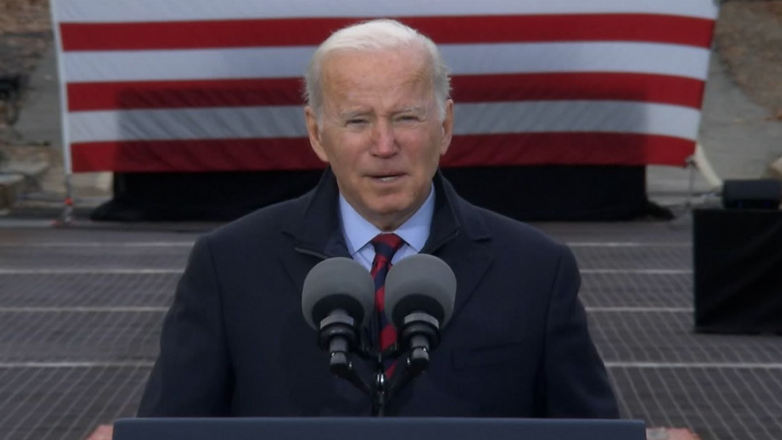 Biden Touts Infrastructure Deal In New Hampshire - Good Morning America