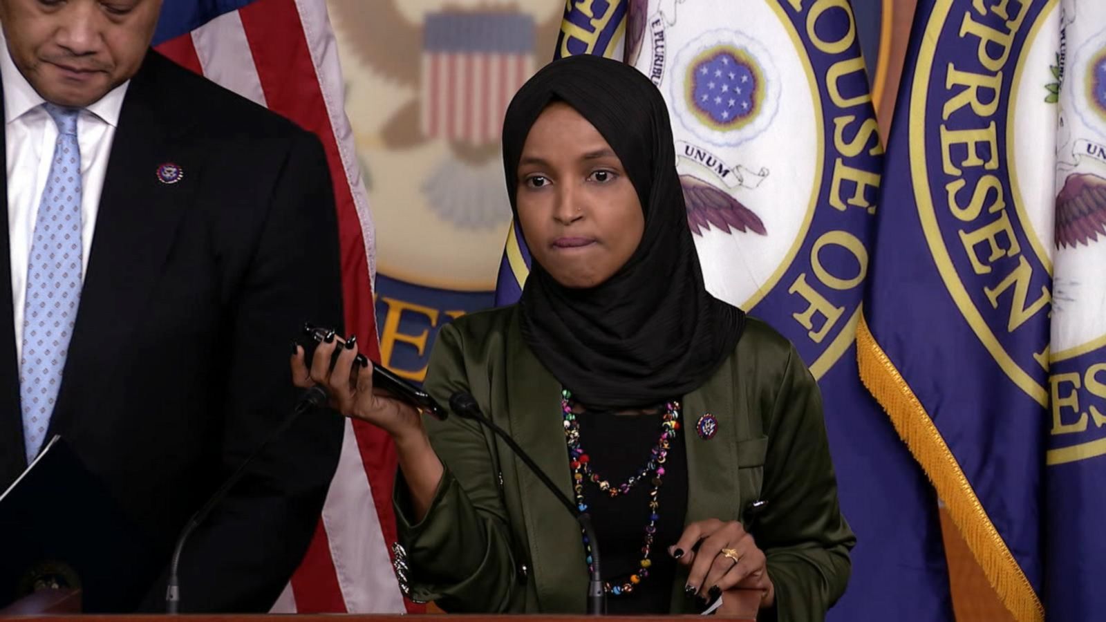 Omar Issues Statement After Speaking With Boebert On Anti Muslim Remark Good Morning America 