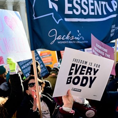 Thousands gathered outside the Supreme Court on Wednesday as the court heard arguments in the most serious challenge to Roe vs. Wade in 30 years.