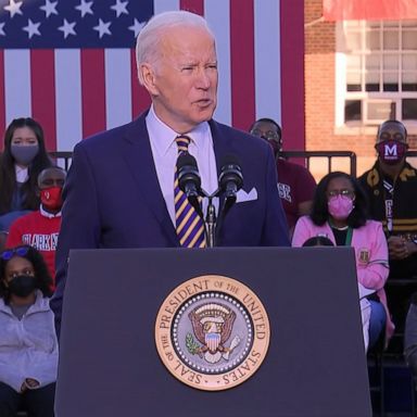 President Joe Biden traveled to Georgia and called for making an exception to the filibuster rule to get the Voting Rights Act passed in the Senate.