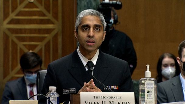 Video US surgeon general testifies about pandemic's impact on youth ...