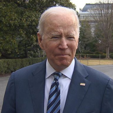 PHOTO: President Joe Biden on Thursday said he believes Russian President Vladimir Putin will go through with an invasion of Ukraine invasion within days.