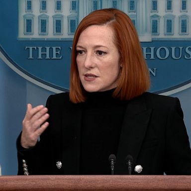 White House press secretary Jen Psaki said the U.S. will sanction Vladimir Putin, Russian Foreign Minister Sergey Lavrov and members of the Russian national security team for their invasion of Ukraine.