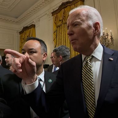 President Joe Biden called Russian President Vladimir Putin a “war criminal” during a White House event.