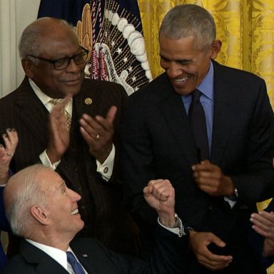 Former President Barack Obama made a White House visit to promote the Affordable Care Act.