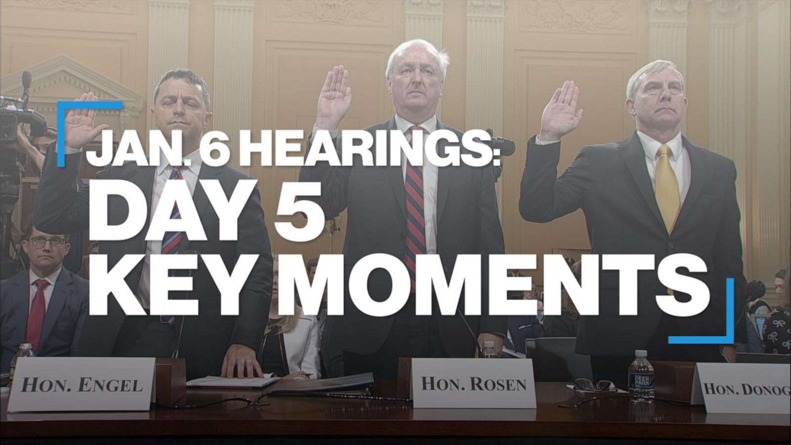 Jan 6 Hearings Day 5 Key Moments Good Morning America